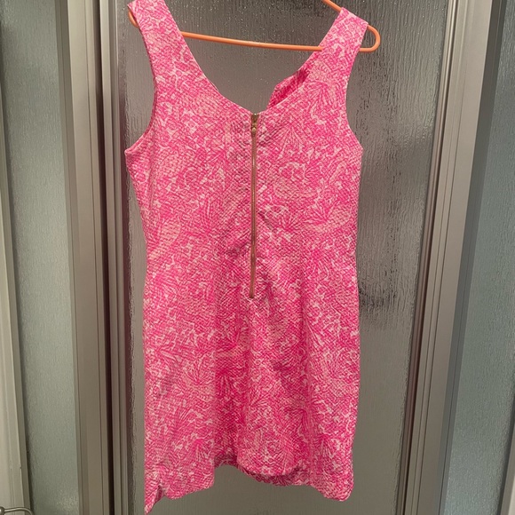 Lilly for Target See Ya Later pink shift mini dress, size 10 - Picture 3 of 5